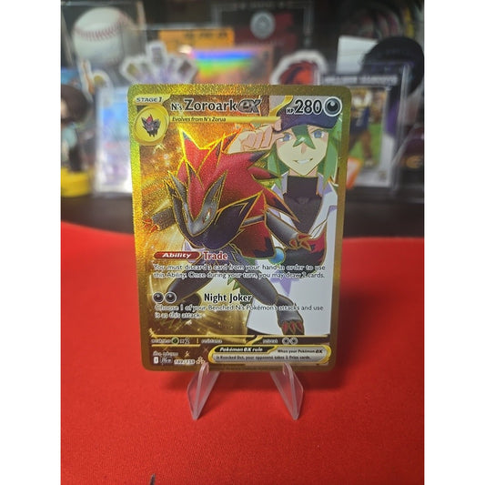 Pokemon: N’s Zoroark ex - 189/159 - Journey Together Gold