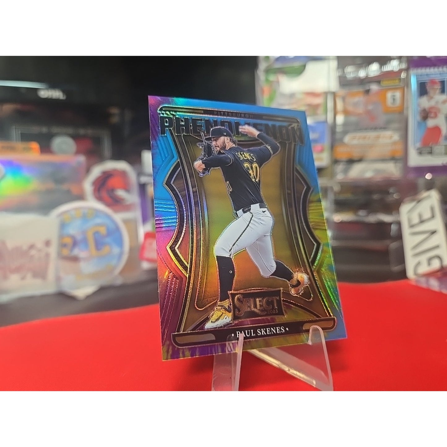 Paule Skenes 1/25 Phenomenon Tie-dye First On Print 2025 Select Baseball 17