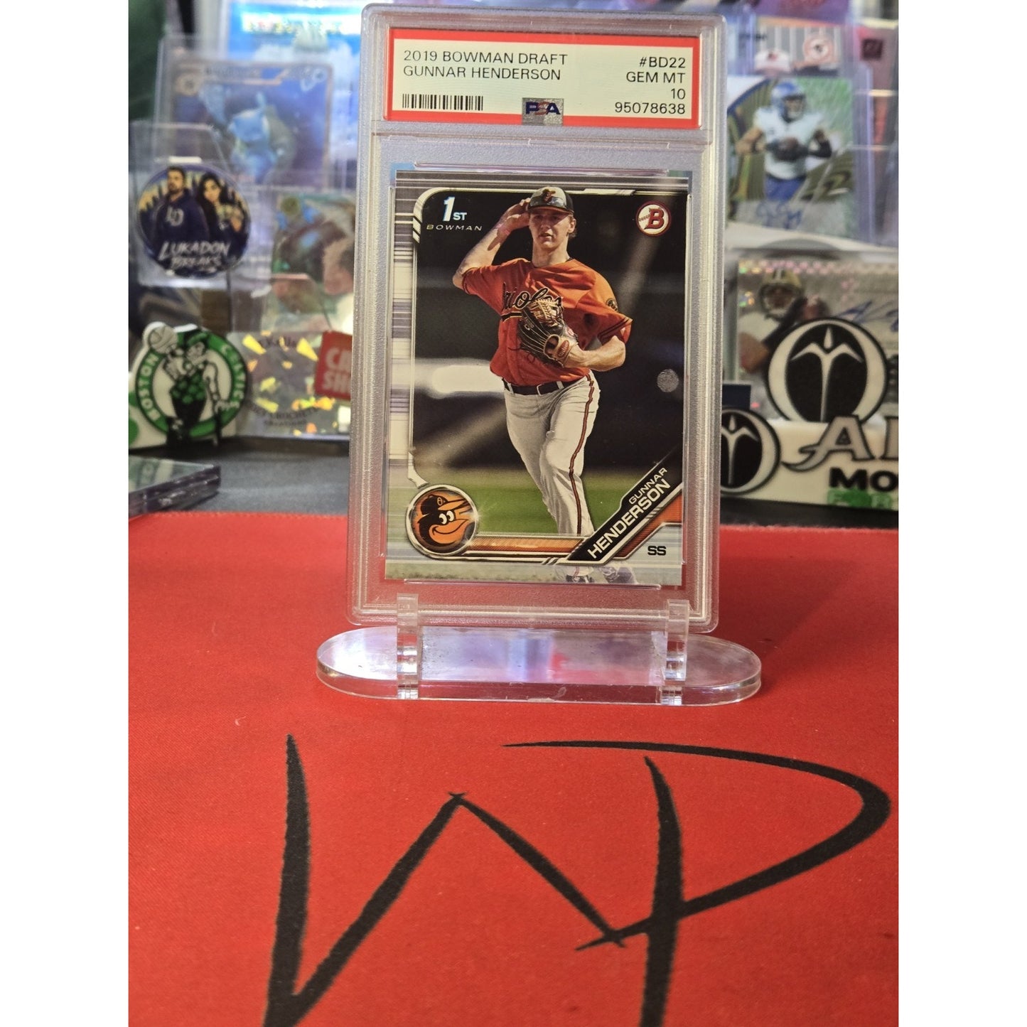 Gunnar Henderson 2019 Bowman Draft - #BD-22 (RC) PSA 10