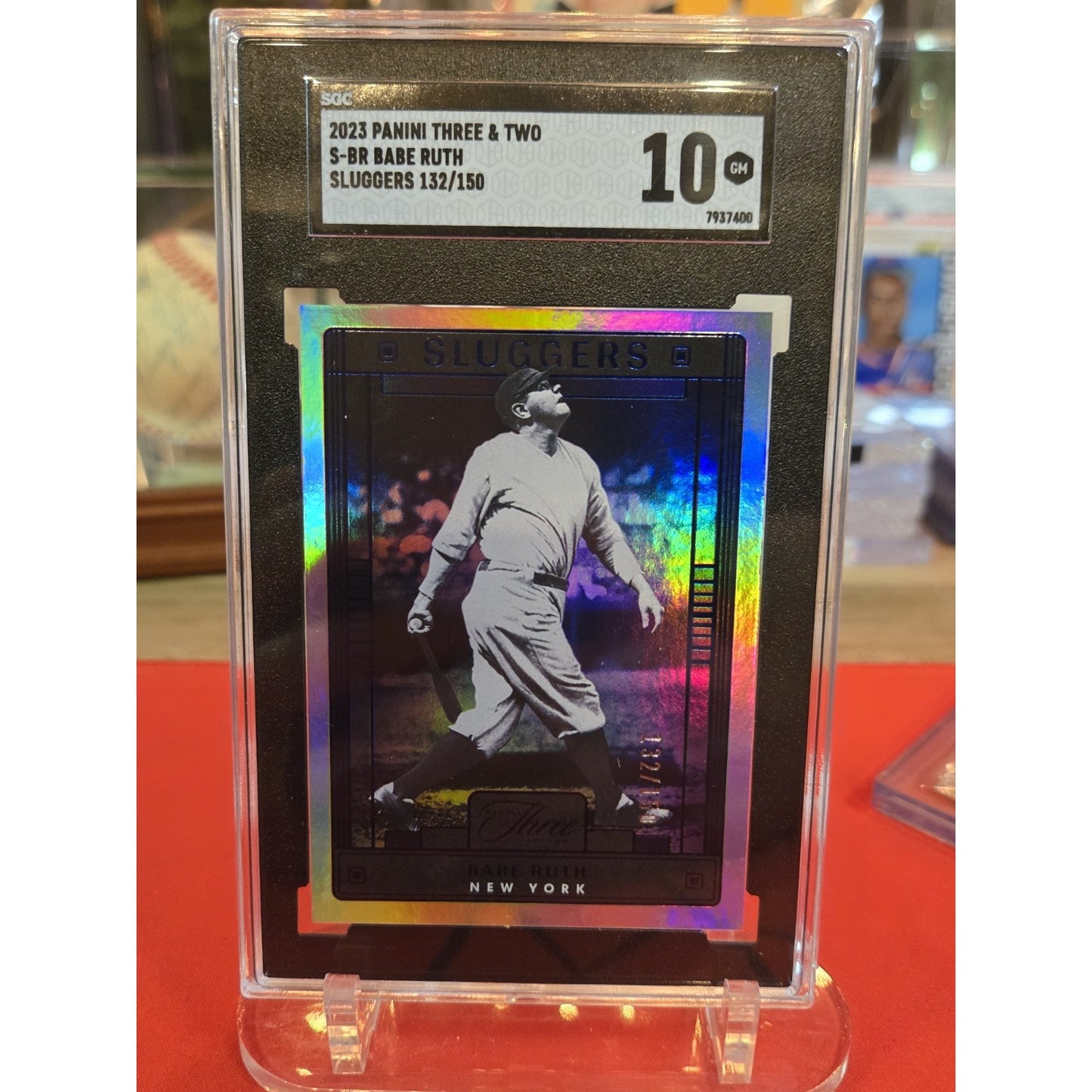 Babe Ruth 2023 Panini Three and Two - Sluggers #S-BR /150