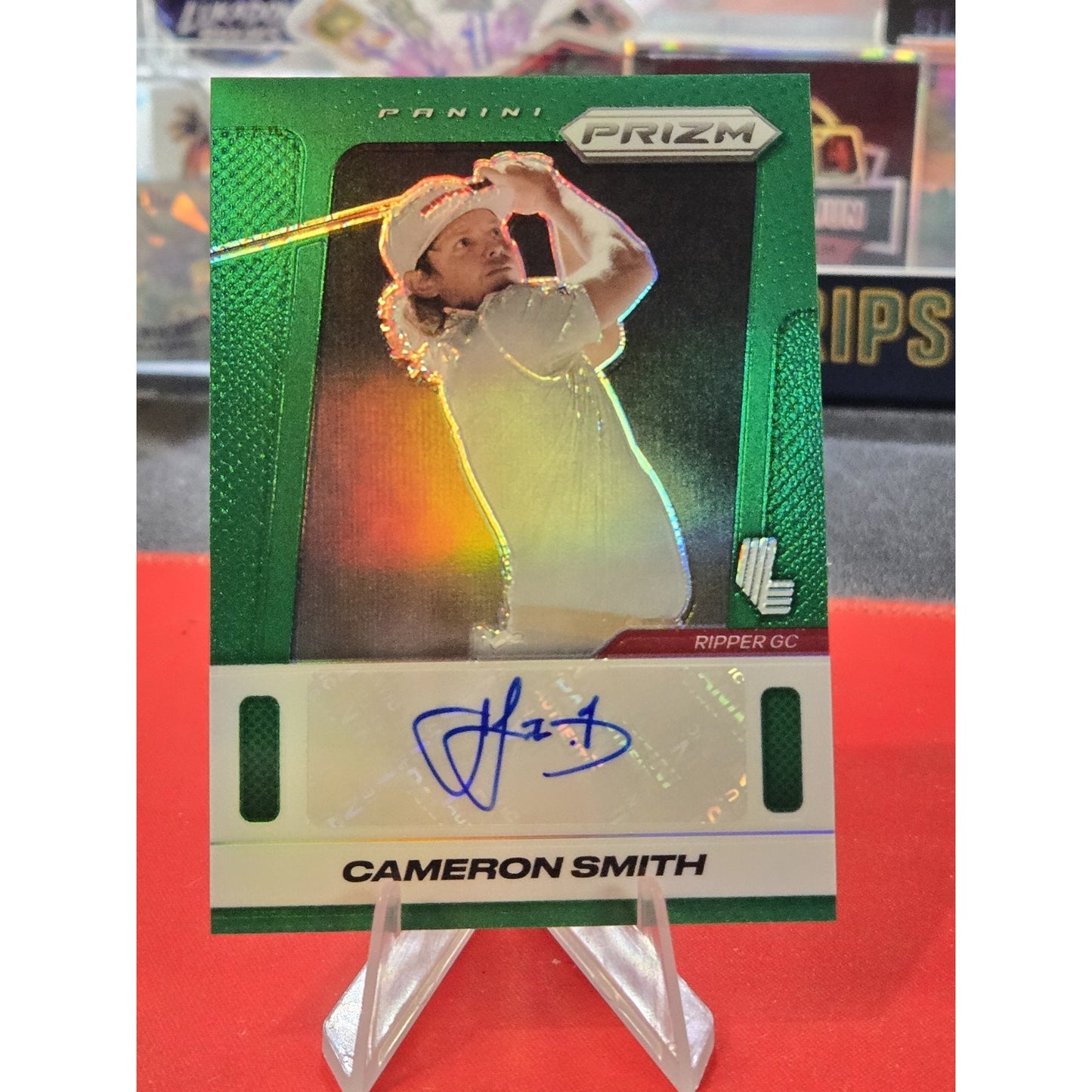 Cameron Smith Green Auto /17- 2025 Prizm LIV Golf