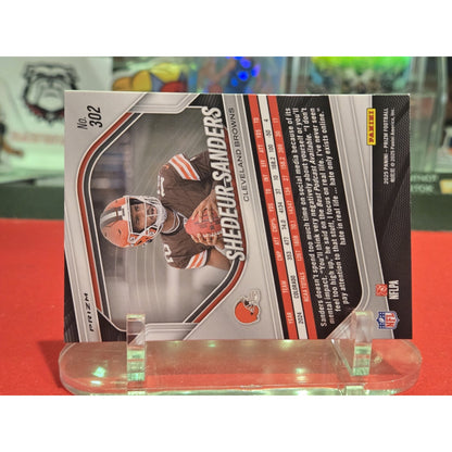 2025 Panini Prizm Shedeur Sanders Orange Ice Prizm RC #302