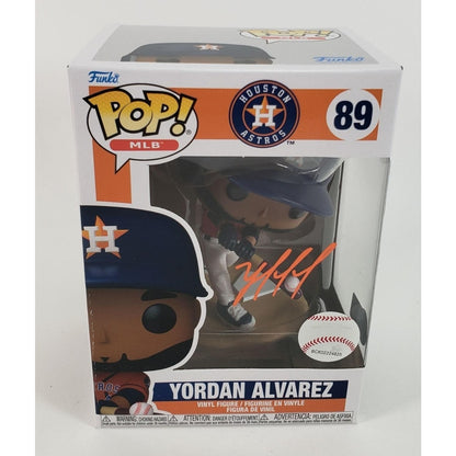 Yordan Alvarez Autographed Signed Houston Astros Funko Pop #89 Beckett Witness