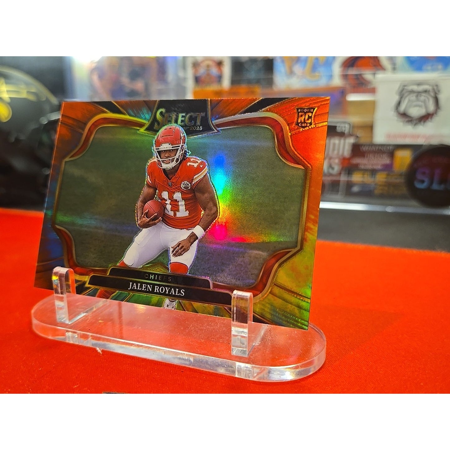 Jalen Royals Field Level Tie Dye 1/25 RC 2025 Panini Select SSP