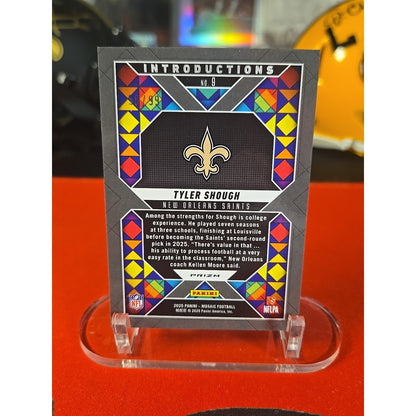 Tyler Shough /99 RC 2025 Mosaic Introdouctions Blue