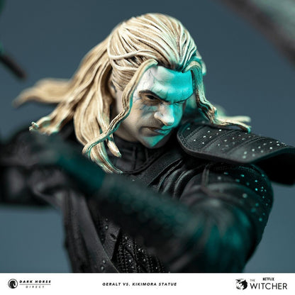 The Witcher Geralt Vs Kikamora Statue Netflix