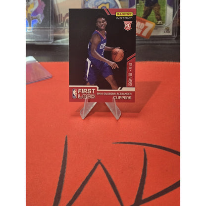Shai Gilgeous-Alexander Rare 1 Of 76 Rc 2018-19 Panini Instant First Look FI-11
