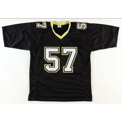 Rickey Jackson Signed Custom Black And Gold Jersey Inscbd HOF 2010 Beckett Auth.
