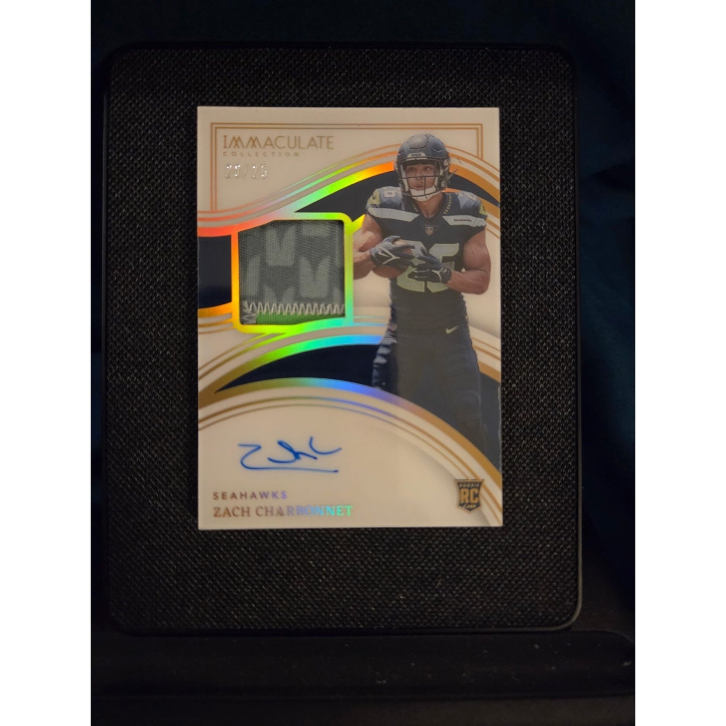 Zach Charbonnet /25 RPA 2023 Panini Immaculate Collection Seahawks New RB1