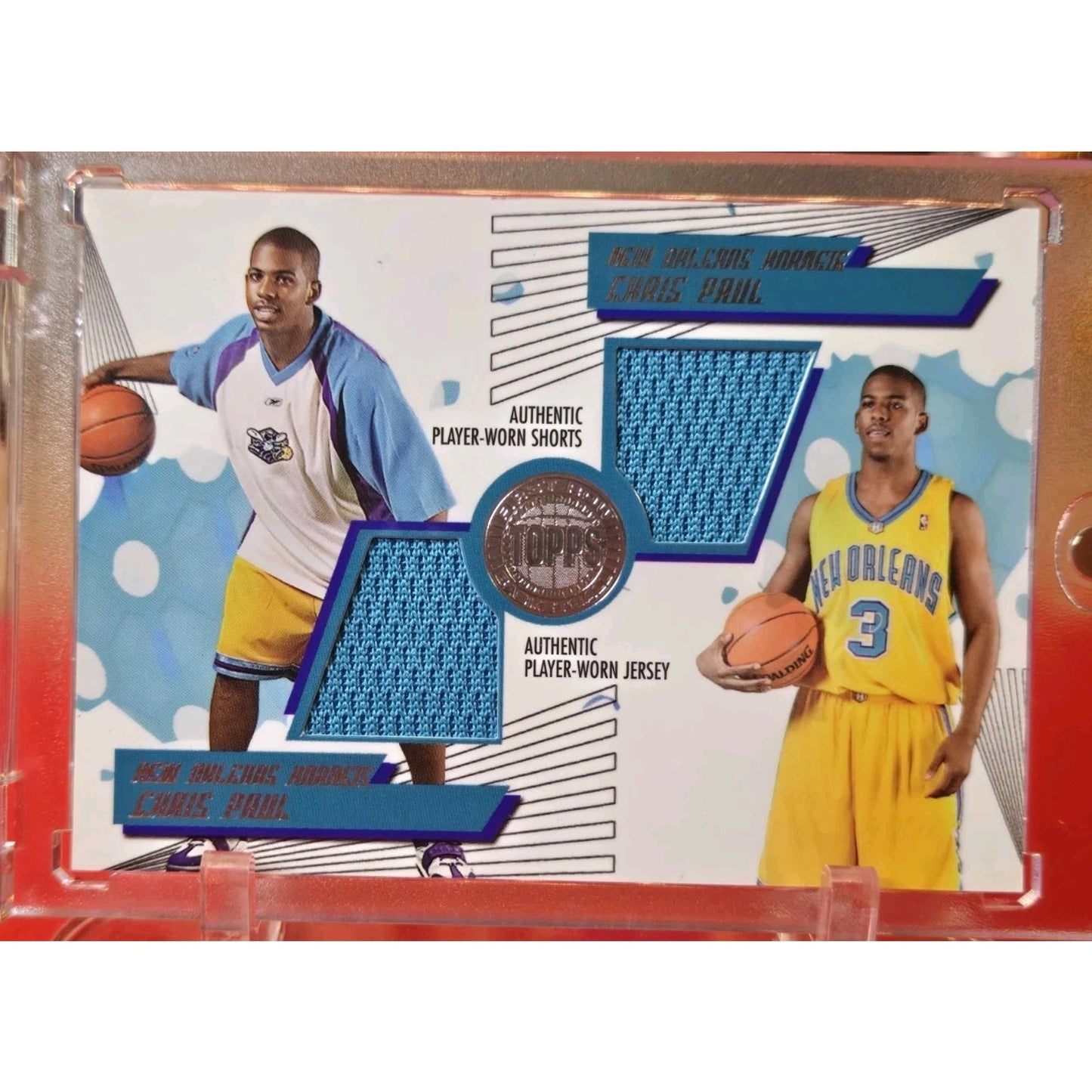 Chris Paul /140- 2005-06 Topps First Row - Ptp Dual Relics #PTP-CP2 (MEM, RC)