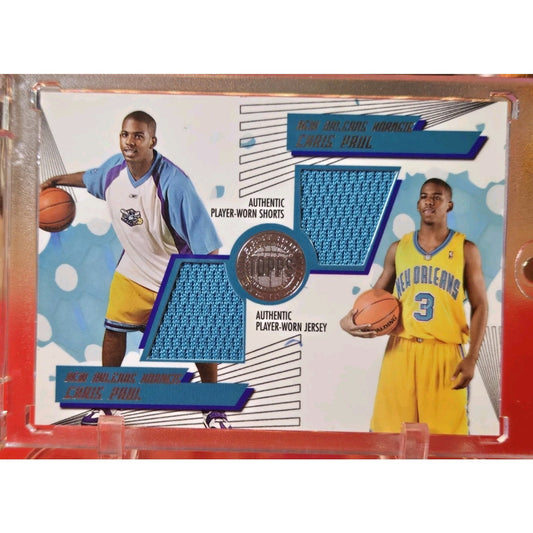 Chris Paul /140- 2005-06 Topps First Row - Ptp Dual Relics #PTP-CP2 (MEM, RC)