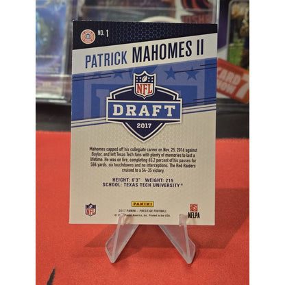 2025 Panini Select Score Throwback Silver Holo Prizm SP Patrick Mahomes II (KC)