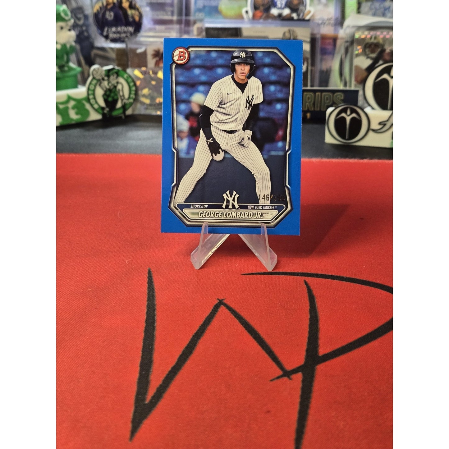 George Lombard Jr. /150 Bowman 2026 #BP-64 Blue Yankees Top Prospect