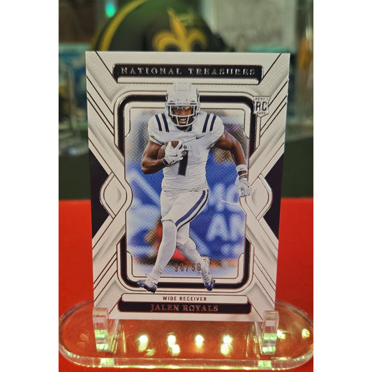 Jalen Royals /99 RC 2025 Panini National Treasures Collegiate