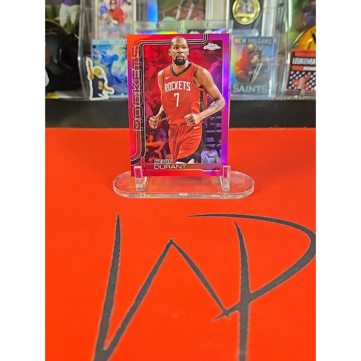 2025 Topps Chrome Kevin Durant Pink /399 SP