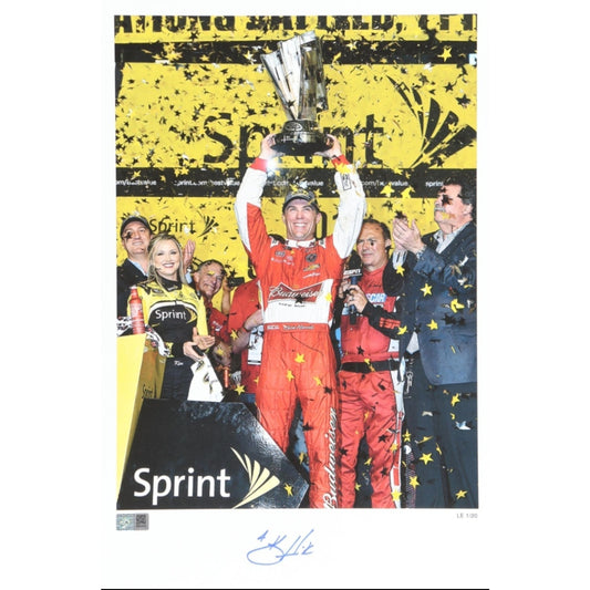 Kevin Harvick Limited Edition 1/20 Signed 12x18 NASCAR Championship Art Print