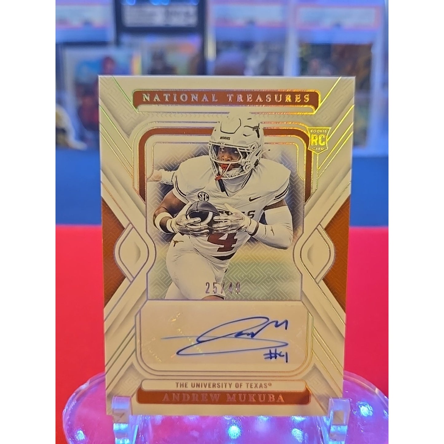 2025 Panini National Treasures Collegiate Andrew Mukuba /49