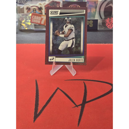 Jalen hurts Score Red Sparkle /499 2022 ONLY ONE ON EBAY