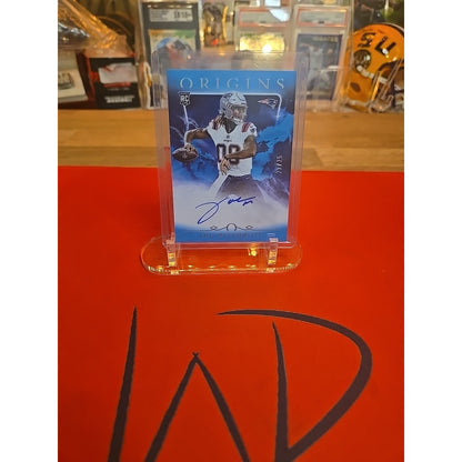 Joe Milton III /25 Rookie Autographs 2024 Panini Origins - #RAU-JMI Turquoise