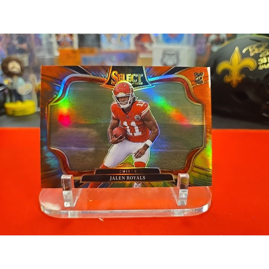 Jalen Royals Field Level Tie Dye 1/25 RC 2025 Panini Select SSP