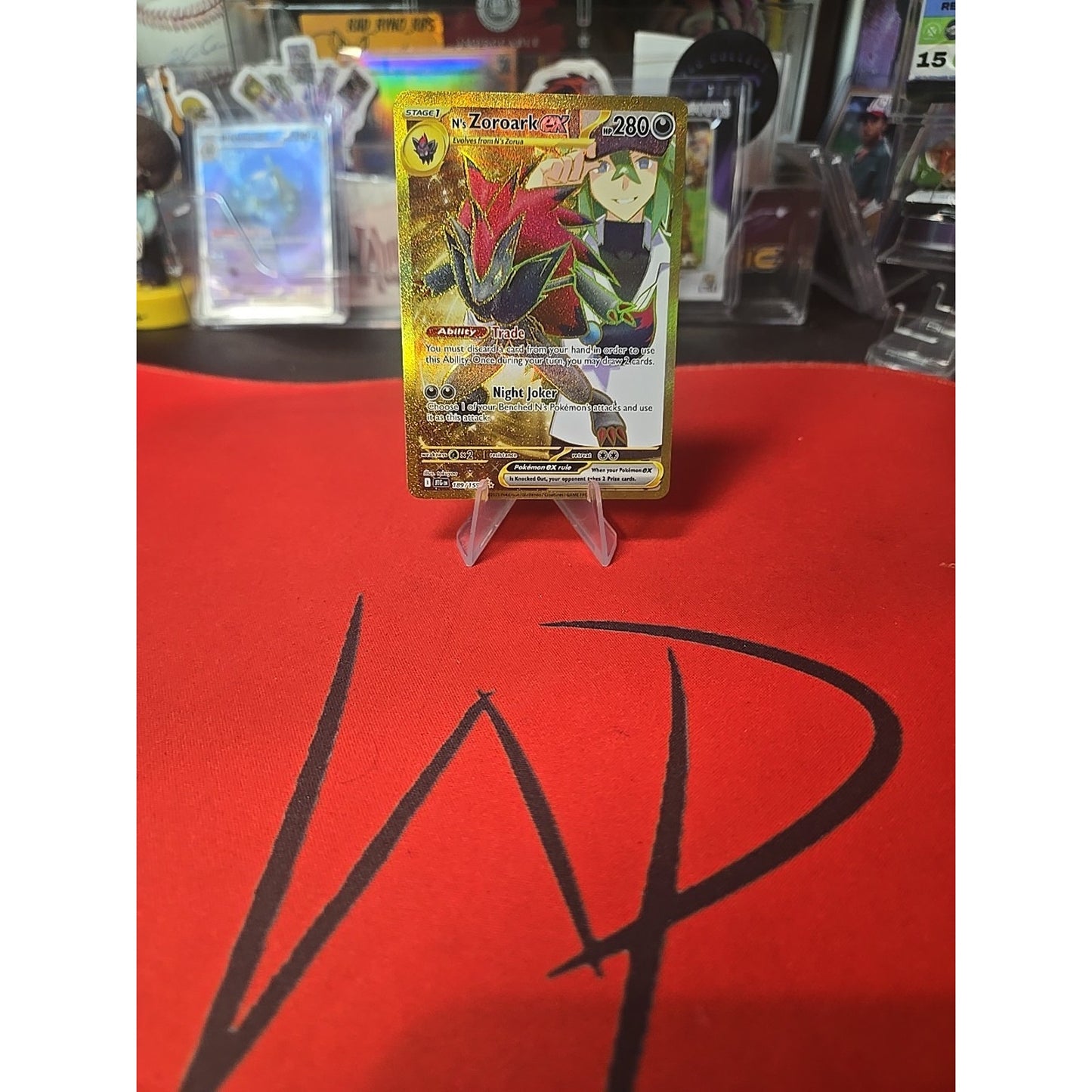 Pokemon: N’s Zoroark ex - 189/159 - Journey Together Gold