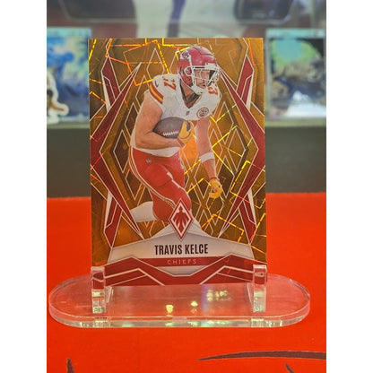 Travis Kelce /35 Orange Lazer 2025 Panini Phoenix