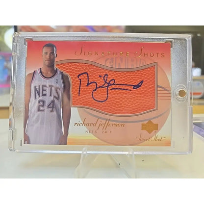 2001 Richard Jefferson Upper Deck Rj s Signtaure Shots Sweet Shots Rc Auto