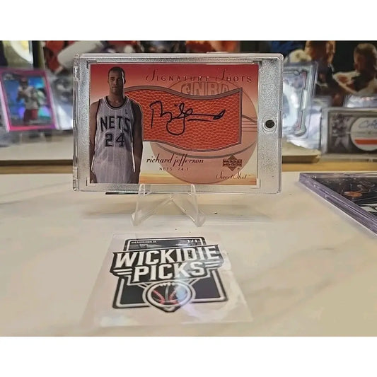 2001 Richard Jefferson Upper Deck Rj s Signtaure Shots Sweet Shots Rc Auto