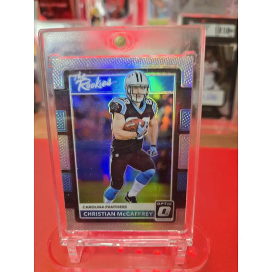 2017 Donruss Optic Christian McCaffrey The Rookies Holo Prizm RC #5