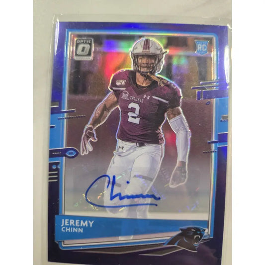 2020 Panini Donruss Optic Rookies Jeremy Chinn #139 Prizm Autographs /35