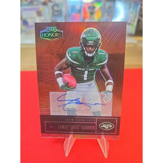 2022 Panini Honors Football #50 Sauce Gardner Rookie Auto /10