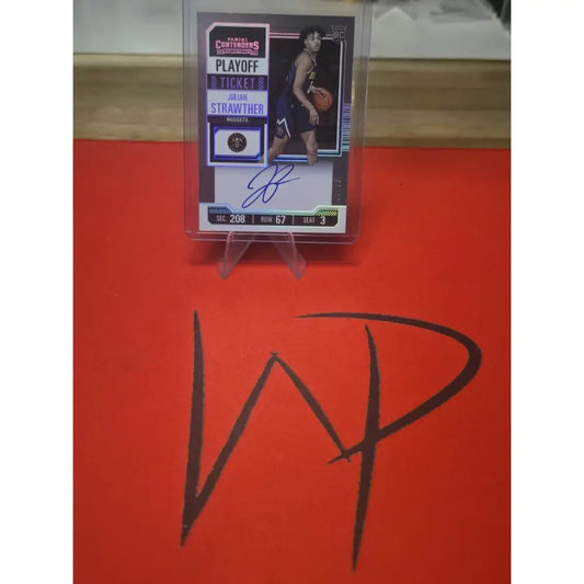 2023 Contenders Optic Playoff Ticket Julian Strawther /99