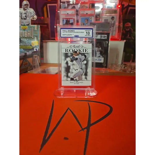 Graded baseball rookie card of Paul Skenes.