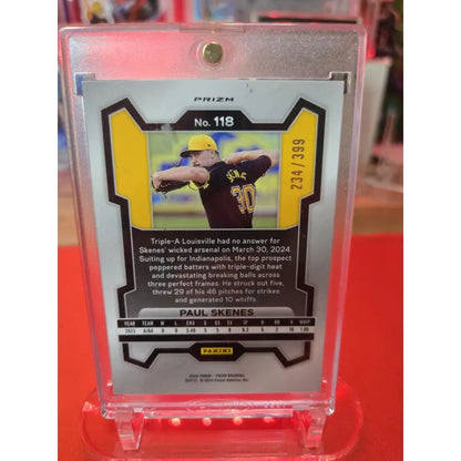 2023 Prizm Orange Pulsar Prizm Paul Skenes /399