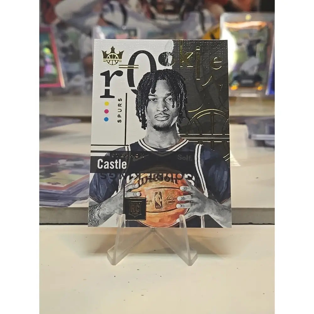 2024 25 Panini Court Kings Stephon Castle RC Level 1 Rookie #116 Spurs