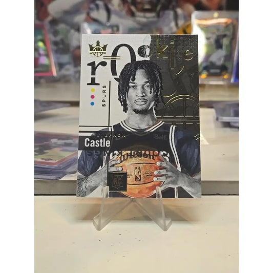 2024 25 Panini Court Kings Stephon Castle RC Level 1 Rookie #116 Spurs