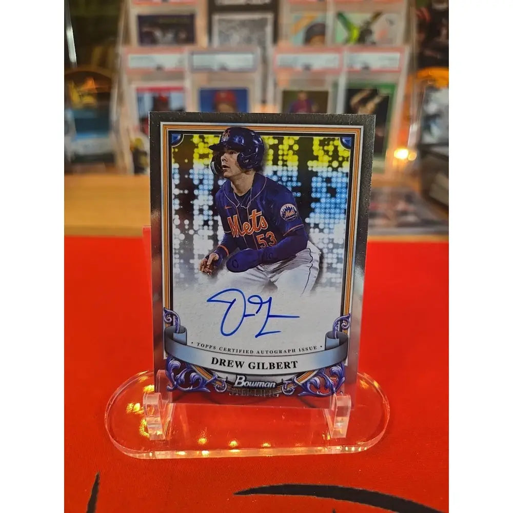 2024 Bowman Sterling Prospect Autographs Drew Gilbert #PA DG (AU RC)