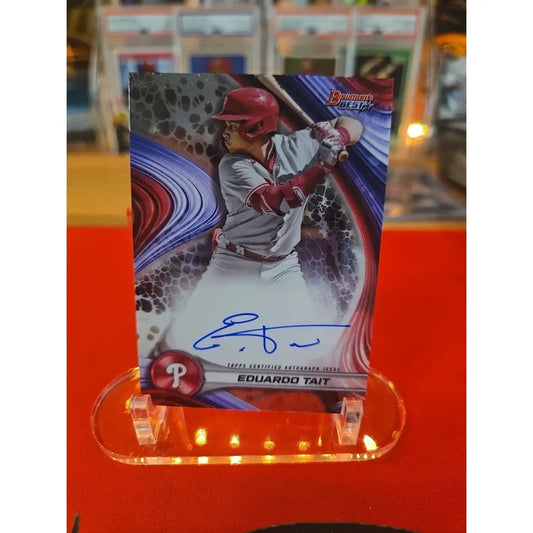 2024 Bowman’s Best Best of 2024 Autographs Eduardo Tait #B24 ET Refractor (AU,