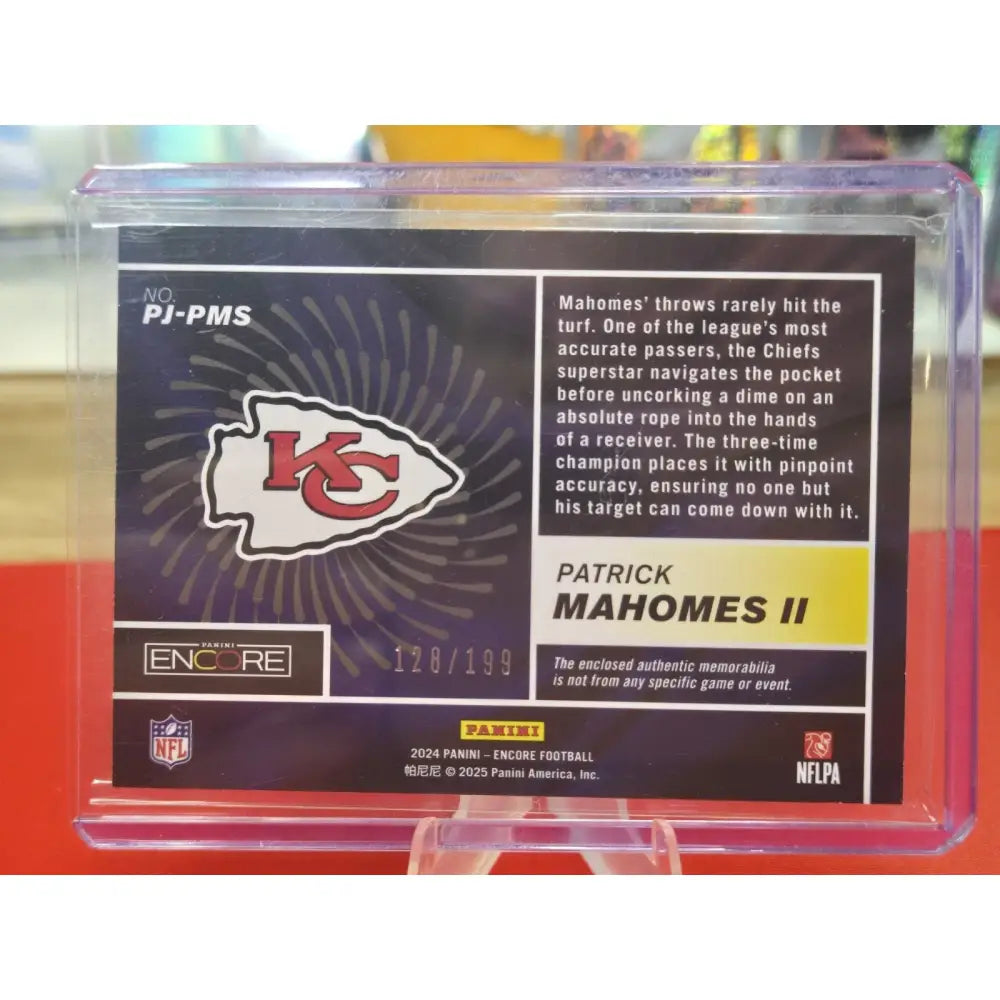 2024 Encore Mahomes Memerobilia Patch /199