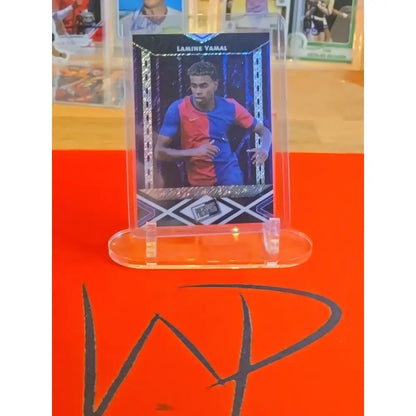 2024 Leaf Collective Promotional Press Pass Lamine Yamal #PPB 4 Purple Shimmer