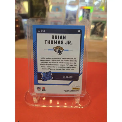 2024 Panini Donruss Rated Rookie Brian Thomas Jr. #313 Optic Preview Red...