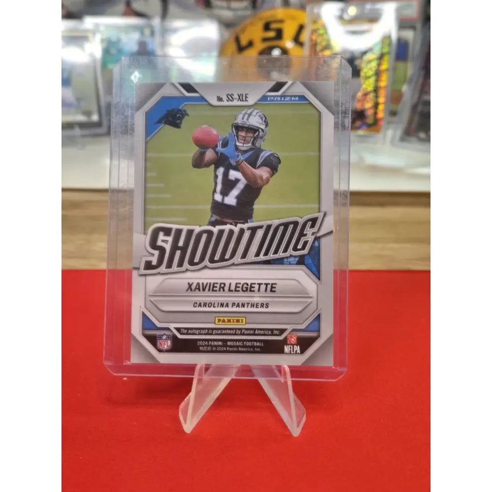 2024 Panini Mosaic Showtime Signatures Xavier Legette #SS XLE Choice Fusion...