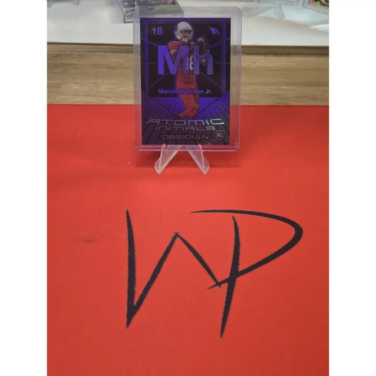 2024 Panini Obsidian Atomic Initials Marvin Harrison Jr. #17 Purple /50 (RC)