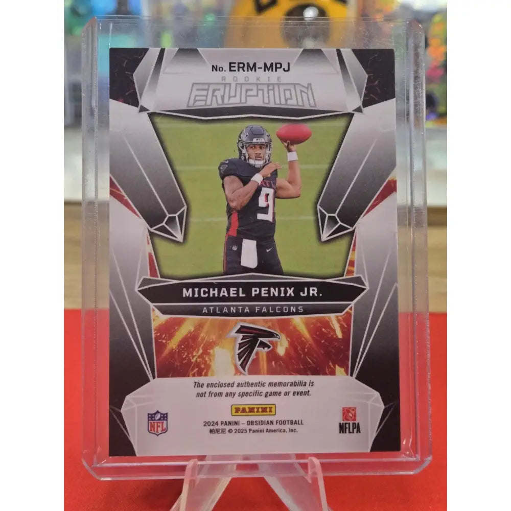 2024 Panini Obsidian Rookie Eruption Materials Michael Penix Jr. #ERM MPJ...
