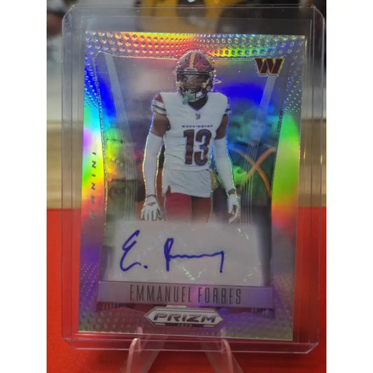 2024 Panini Prizm DECA Emmanuel Forbes Auto Silver