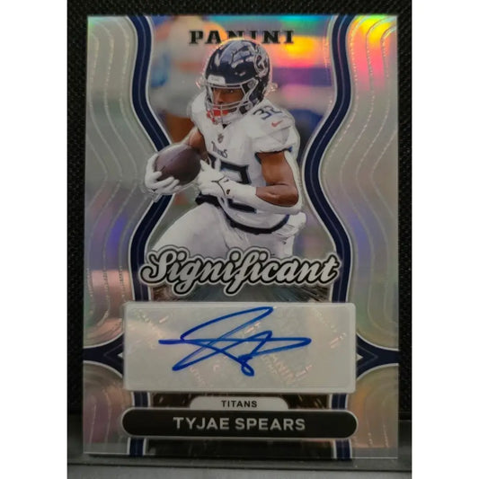 2024 Panini Prizm Significant Signatures #SS TSS Tyjae Spears (AU) Football Card
