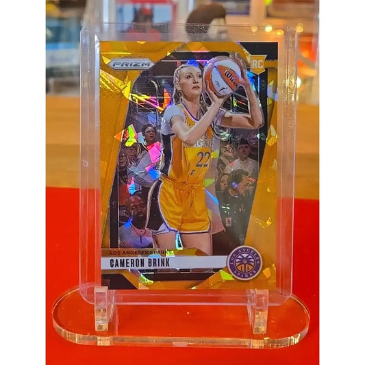 2024 Panini Prizm WNBA Cameron Brink #127 Orange Ice Prizm (RC)