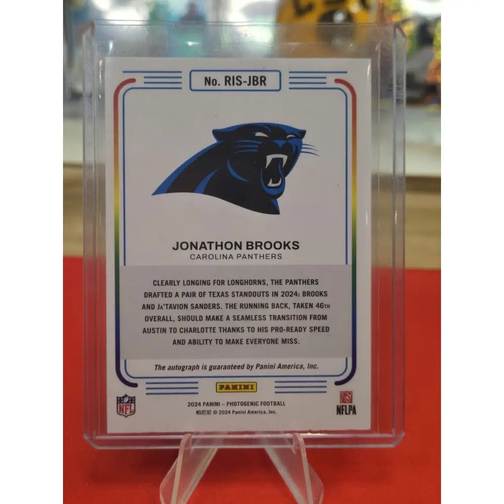 2024 Photogenic Rookie Instants Jonathon Brooks /10 Auto RC