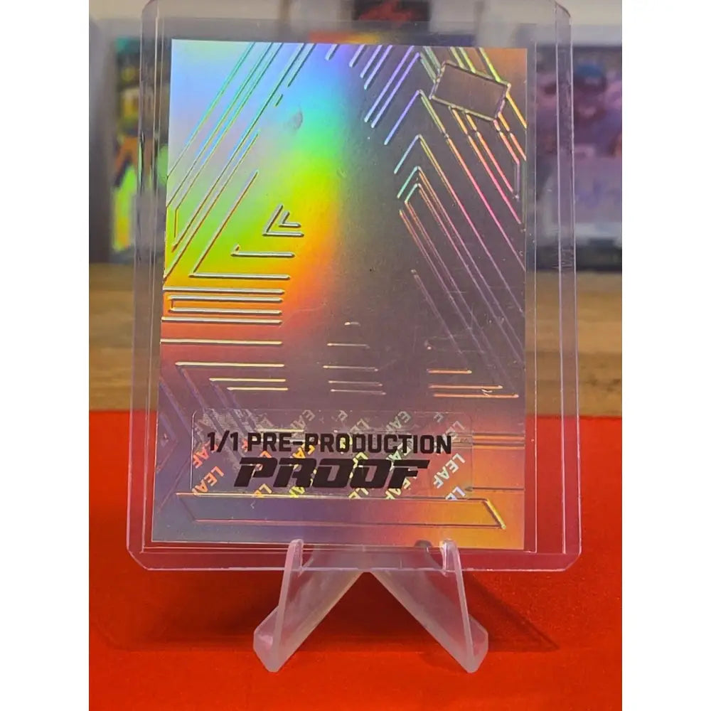 2024 Press Pass 1/1 Premium Reflector George Lombard Preduction Proof