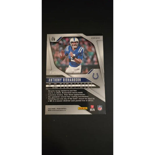 2024 Prizm Blue Sparkle Anthony Richardson /96